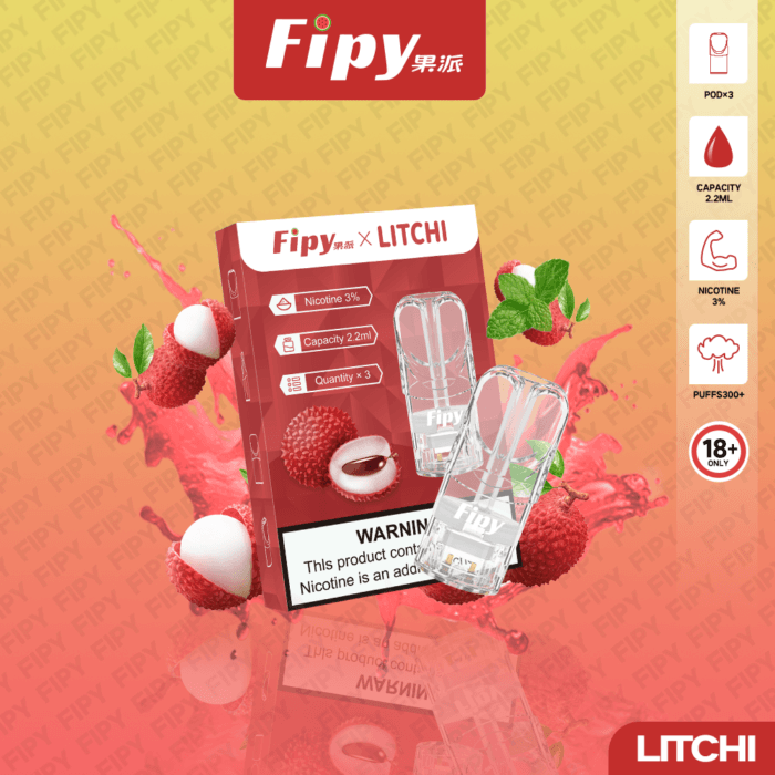 FIPY 果派 煙彈【訂購三盒送一盒 五盒送一支主機（隨機顏色）】：圖片 4