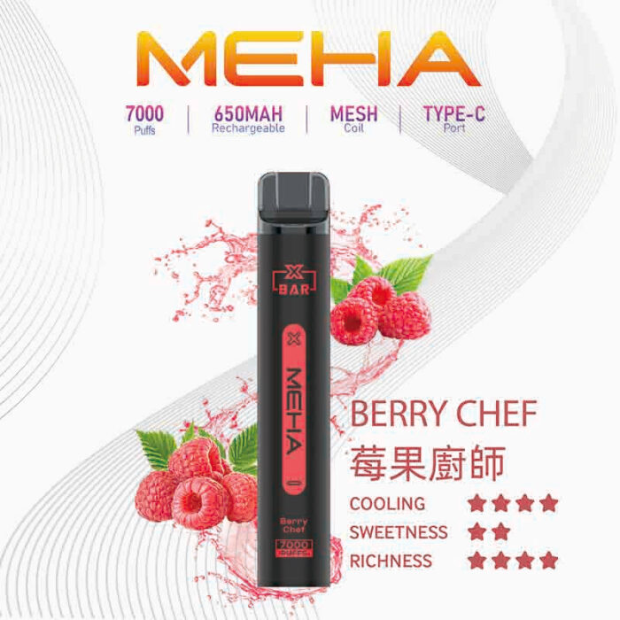 MEHA XBAR 拋棄式 7000口小黑條：圖片 13